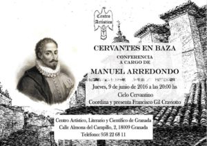 CERVANTES EN BAZA. GRANADA