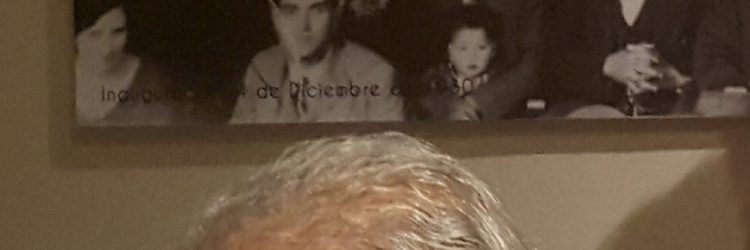 Mi padre en el año del Estreno del Teatro Dengra de Baza 89 años después del Gran Estreno en 1930, al que asistieron mis abuelos Isabel y Alberto